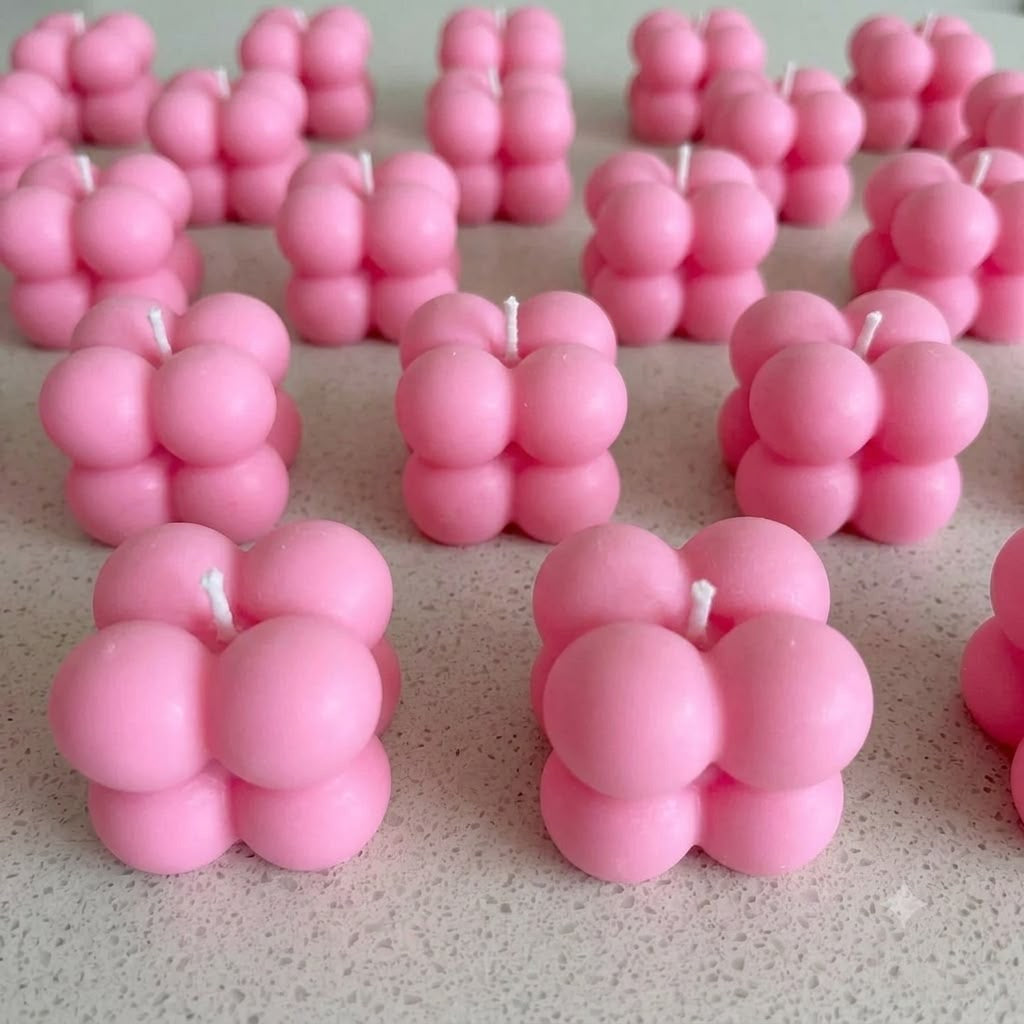 Velas de Mini cubo 10 unidades