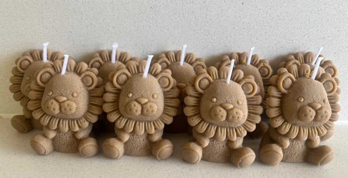 Velas de León 10 unidades